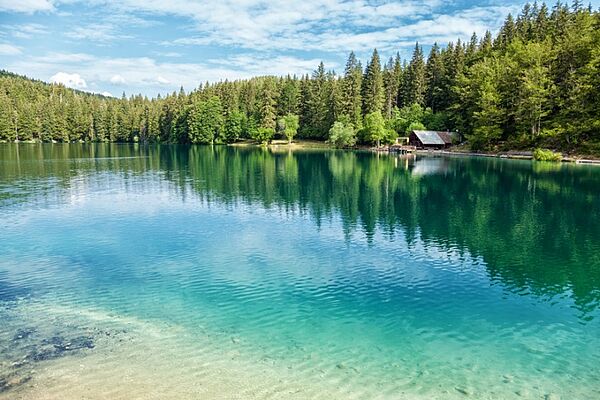 Sommerurlaub Tarvis, Fusine Seen