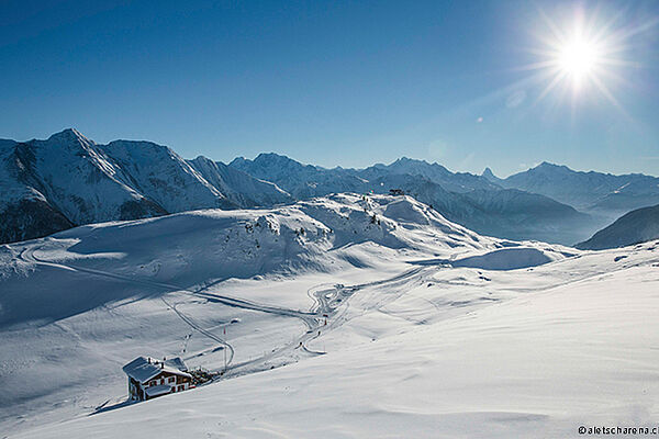 Ski slope Aletscharena