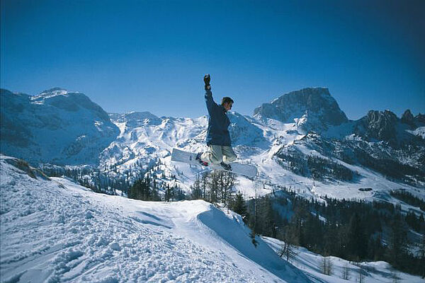 Snowboarden in Hemagor Kärnten