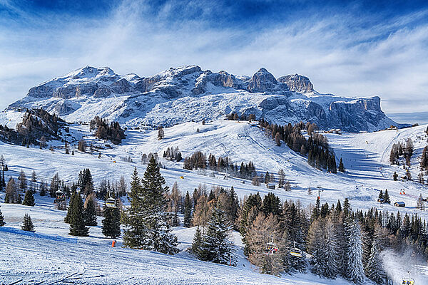 Winterlandschaft Alta Badia