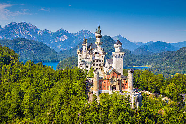 Schloss Neuschwanstein nahe Füssen