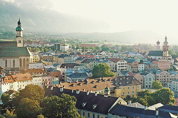 Summer in the historic city Hall in Tirol ©Tourismusverband Hall Wattens