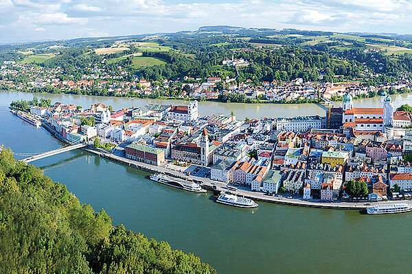 Panorama Passau © Stadt Passau