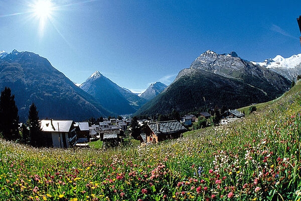 Sommerurlaub in Saas, Fee