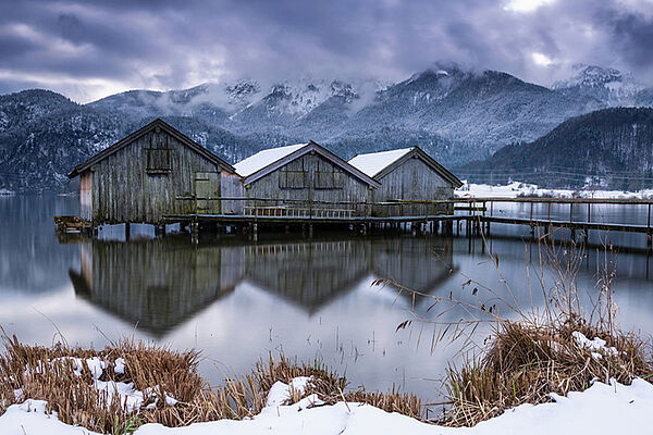 Kochel am See im Winter