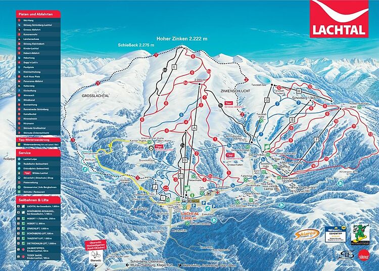 Current trail map Oberwölz- Lachtal