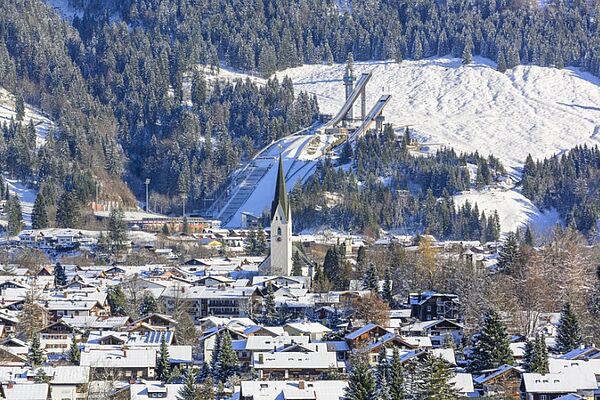 Winterurlaub in Oberstdorf, Schattenbergschanze