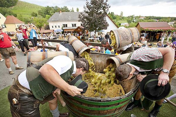 Pressfest in Klöch in der Steiermark