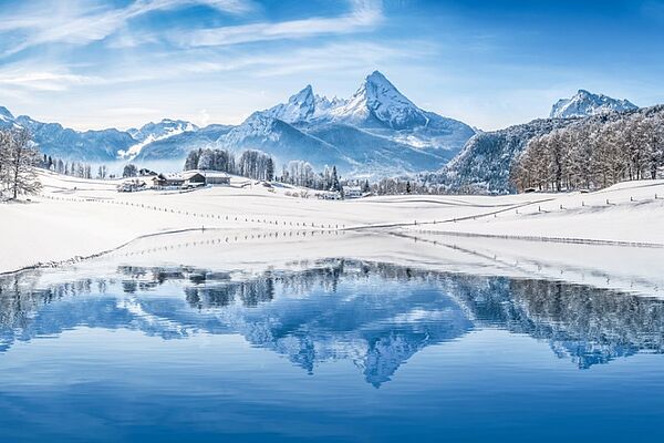 Winter in Berchtesgaden, Watzmann