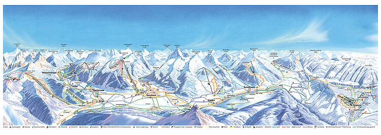 Current trail map Tannheimer Tal