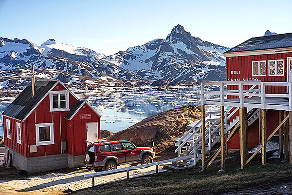 Hotel The Red House in Tasiilaq, Groenland ©Ulrike Fischer