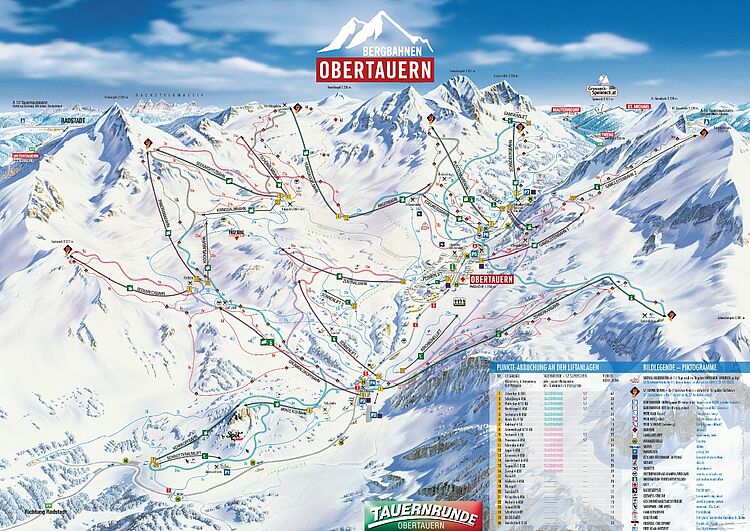 Current trail map Obertauern