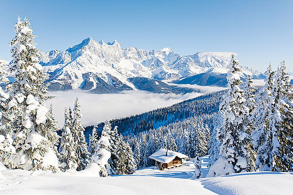 Winter Alpenpanorama Filzmoos