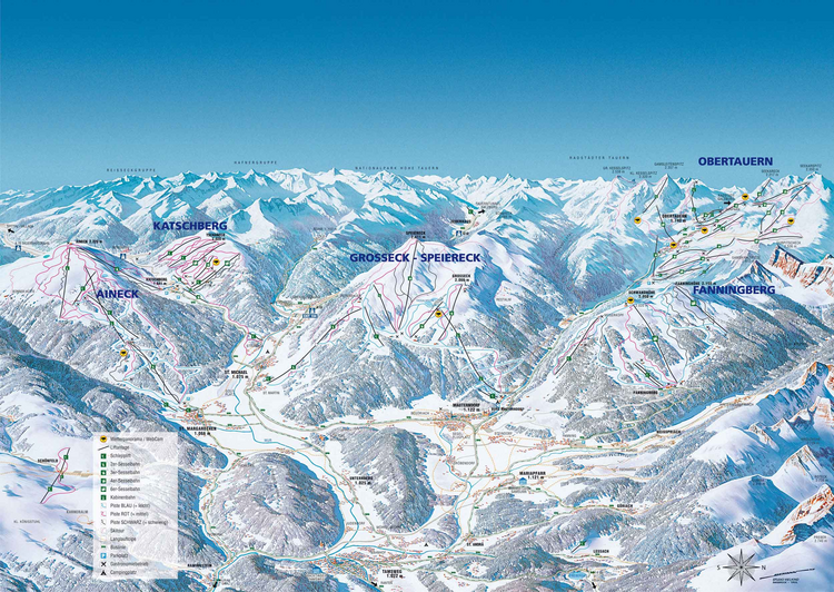 Pistenplan Mauterndorf - Großeck aktuell