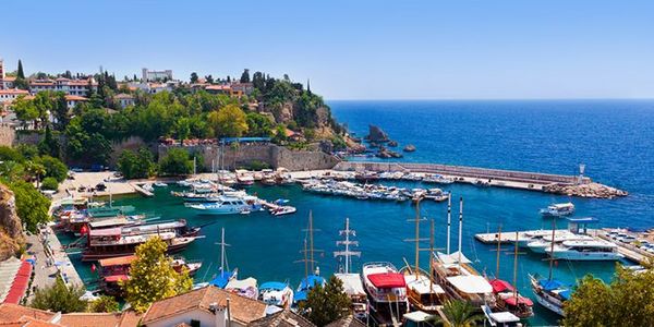 Blick auf die Türkische Riviera