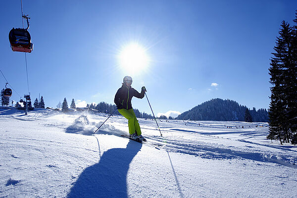Skiing at Oberstaufen