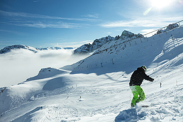 Winter in the Axamer Lizum