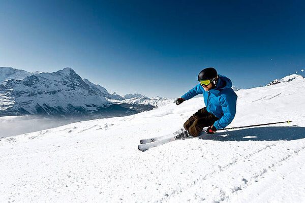 Skiing at the Jungfrau Region