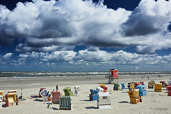 Strandkörbe North Sea Langeoog