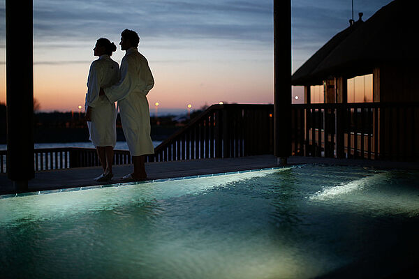 Spa and sauna at the St. Martins Therme in Frauenkirchen © St. Martins Therme & Lodge_Peter Rigaud