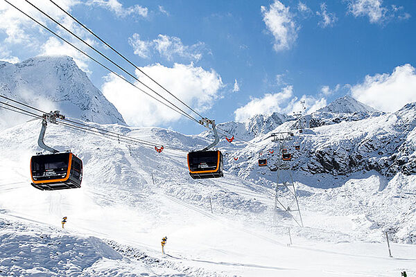 Skifahren am Stubaier Gletscher