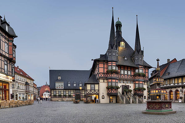 Das Rathaus von Wernigerode