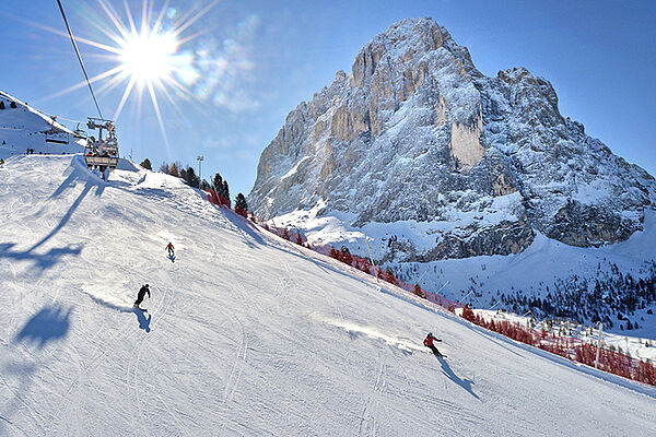 Skifahren in St. Ulrich_Groeden © Diego Moroder-Sochers