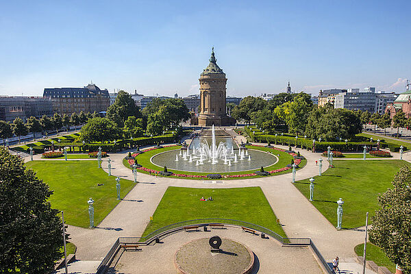 Wasserturm Mannheim - (c) Stadtmarketing Mannheim Foto: Achim Mende