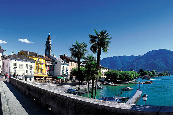 View onto the Lake Maggiore