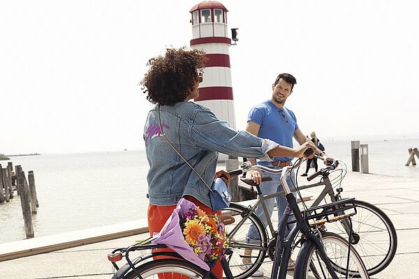 Radfahren am Neusiedler See ©Podersdorf Tourismus/lichtig.at