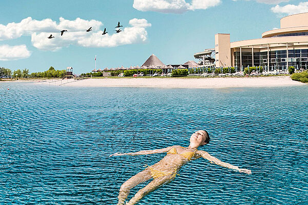 Summer time at the St. Martins Therme in Frauenkirchen © St. Martins Therme & Lodge_Peter Rigaud 