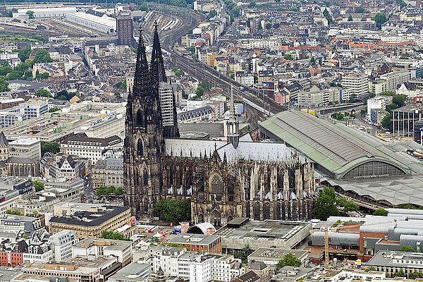 Luftaufnahme Kölner Dom - Foto: (c) Udo Haake / KölnTourismus GmbH