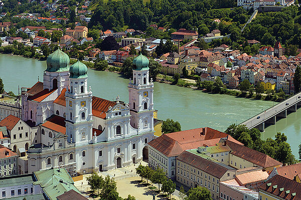 Blick auf den Stephans Dom © Stadt Passau