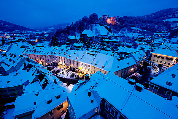 Wolfsberg im Winter, Schloss Wolfsberg