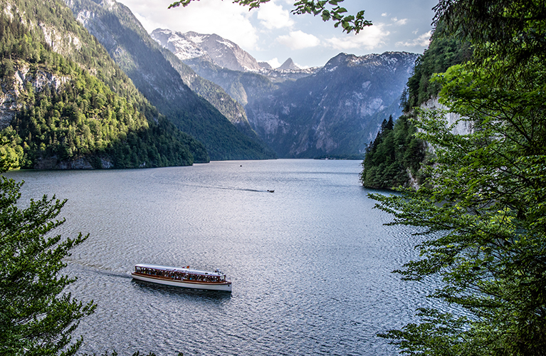 View from the malerwinkel above the lake Königssee © Berchtesgadener Land Tourismus